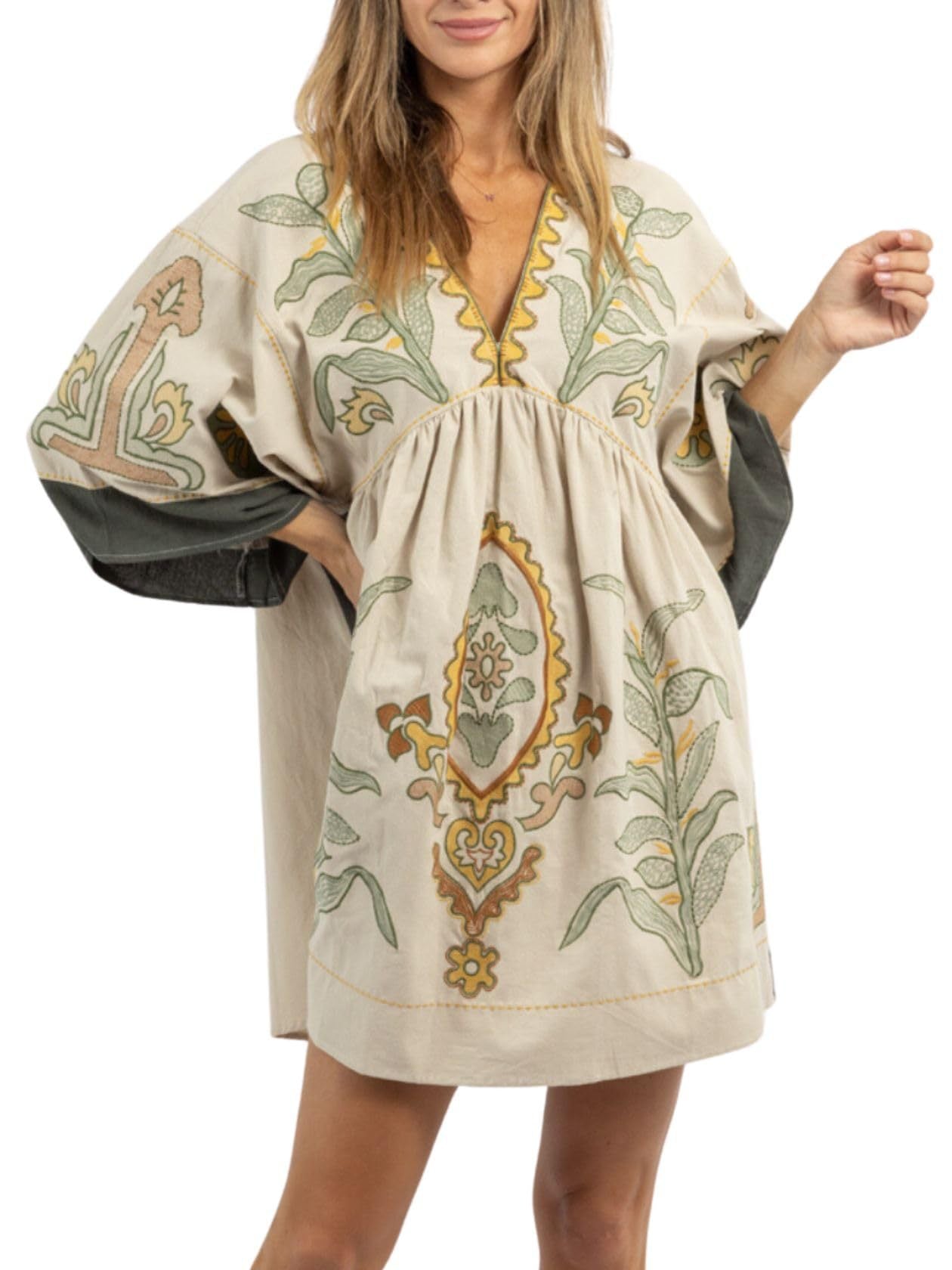 Boho Print Casual Dress