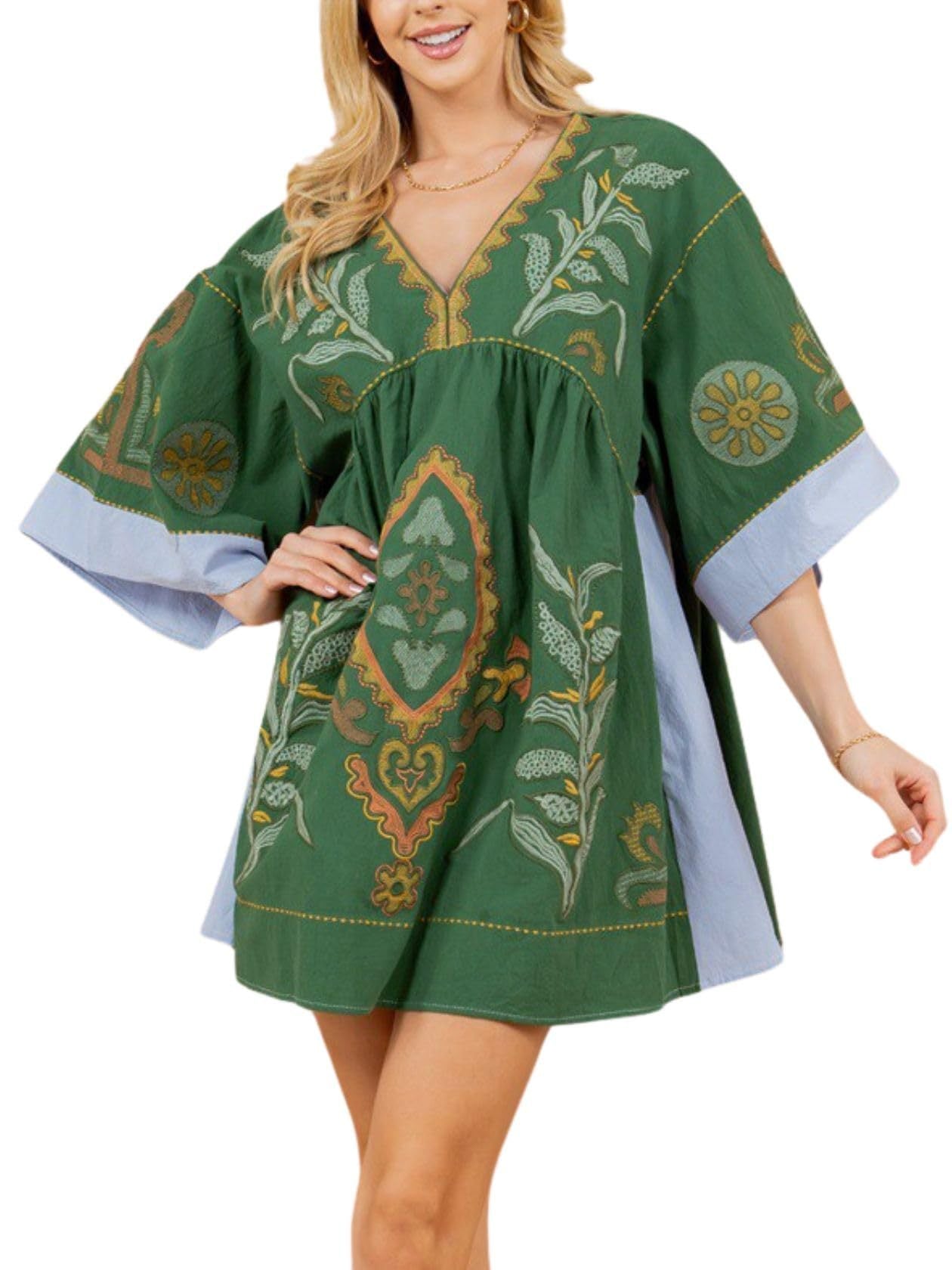 Boho Print Casual Dress