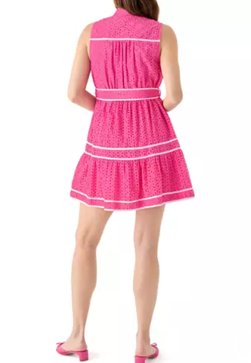 The Eyelet Casual Short Dress