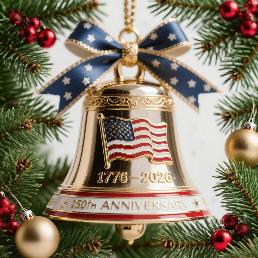 United States 250th Anniversary Bell Ornament