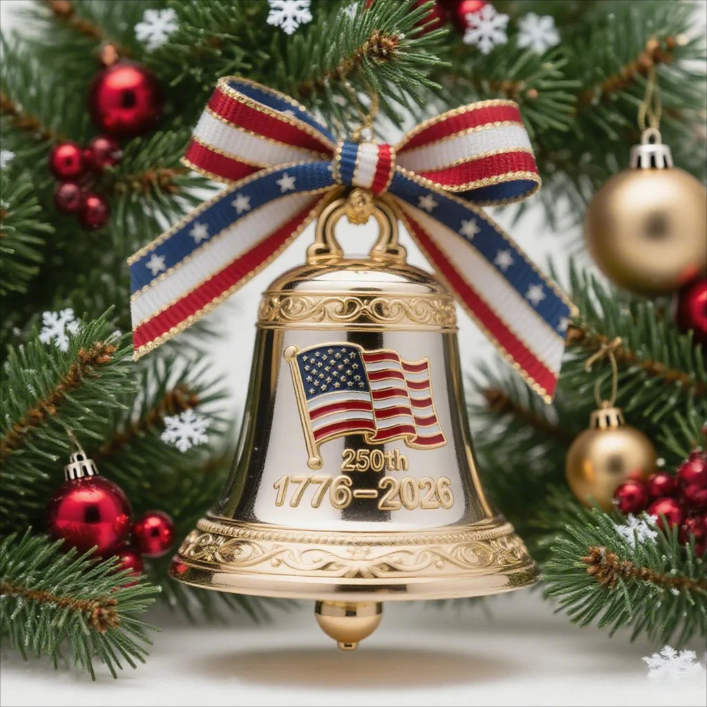 United States 250th Anniversary Bell Ornament