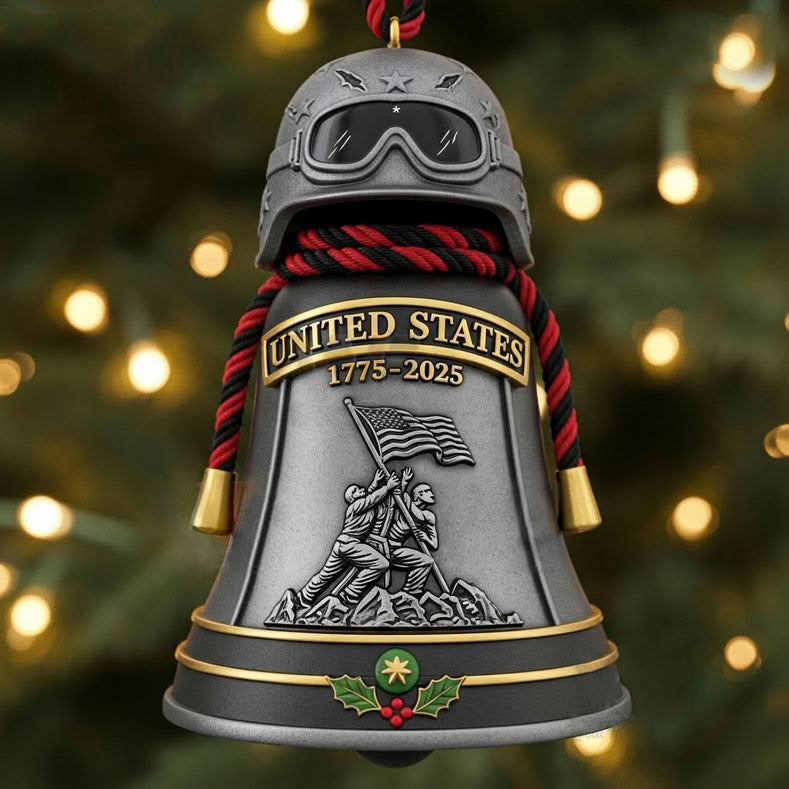 250th Anniversary of the United States Christmas Bell Ornament