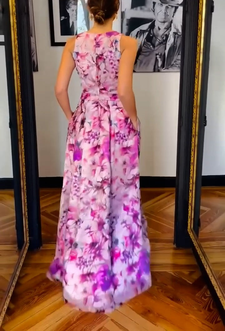 Luxe Petal High-Waist Ball Gown