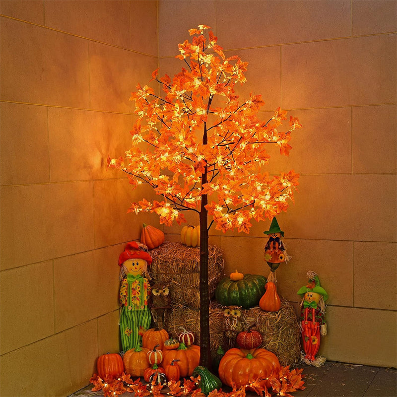 LED Simulation Maple Tree Lamp Usb Holiday Decorations