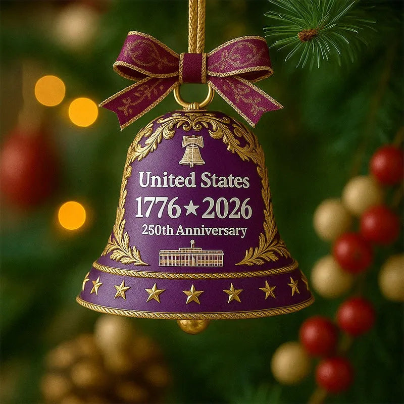 🔔United States 250th Anniversary Bell Ornament