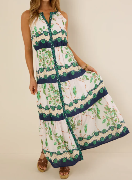 The Flowy Floral Sleeveless Dress