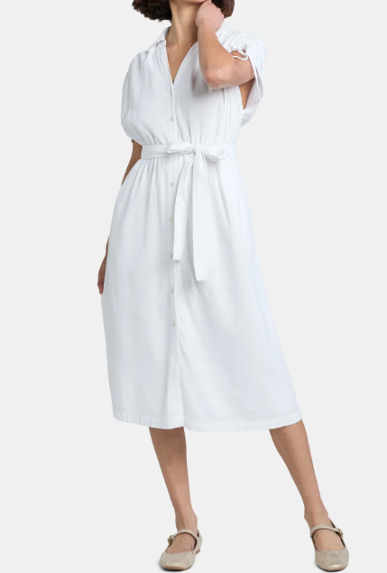 Casual Comfy Midi Shirt Dress