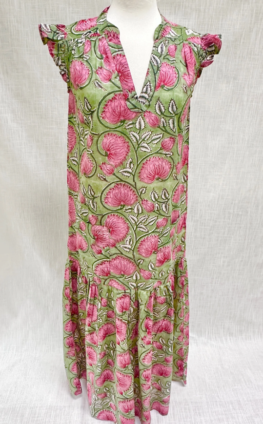 Casual Comfy Dress With Front Pockets