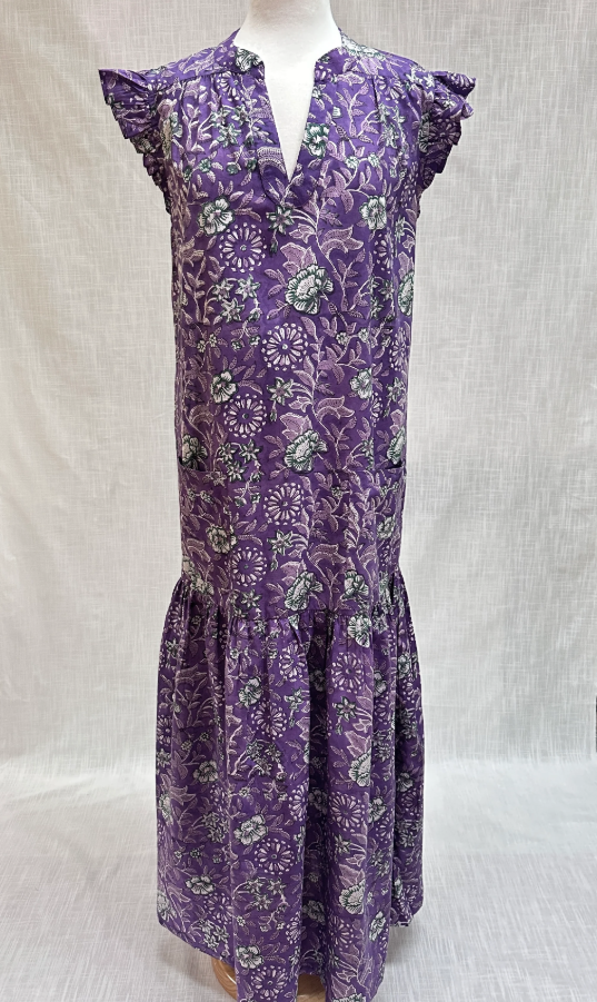 Casual Comfy Dress With Front Pockets