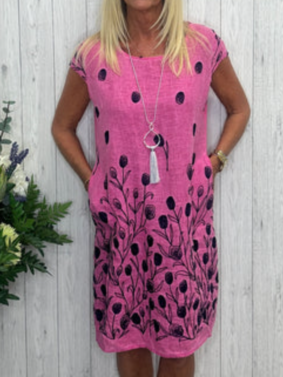 Pretty Flower Casual Dress