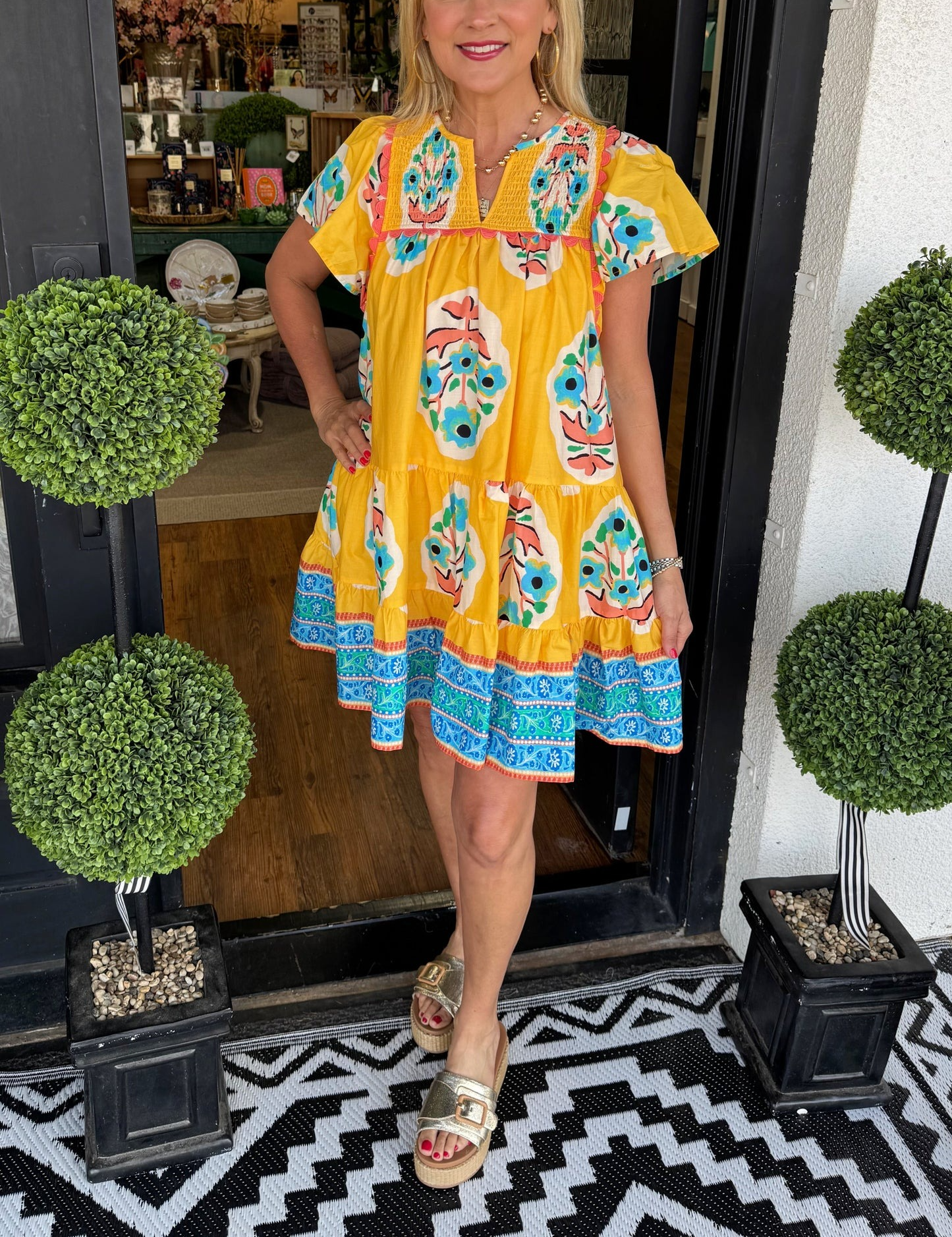 Chic Floral Dress