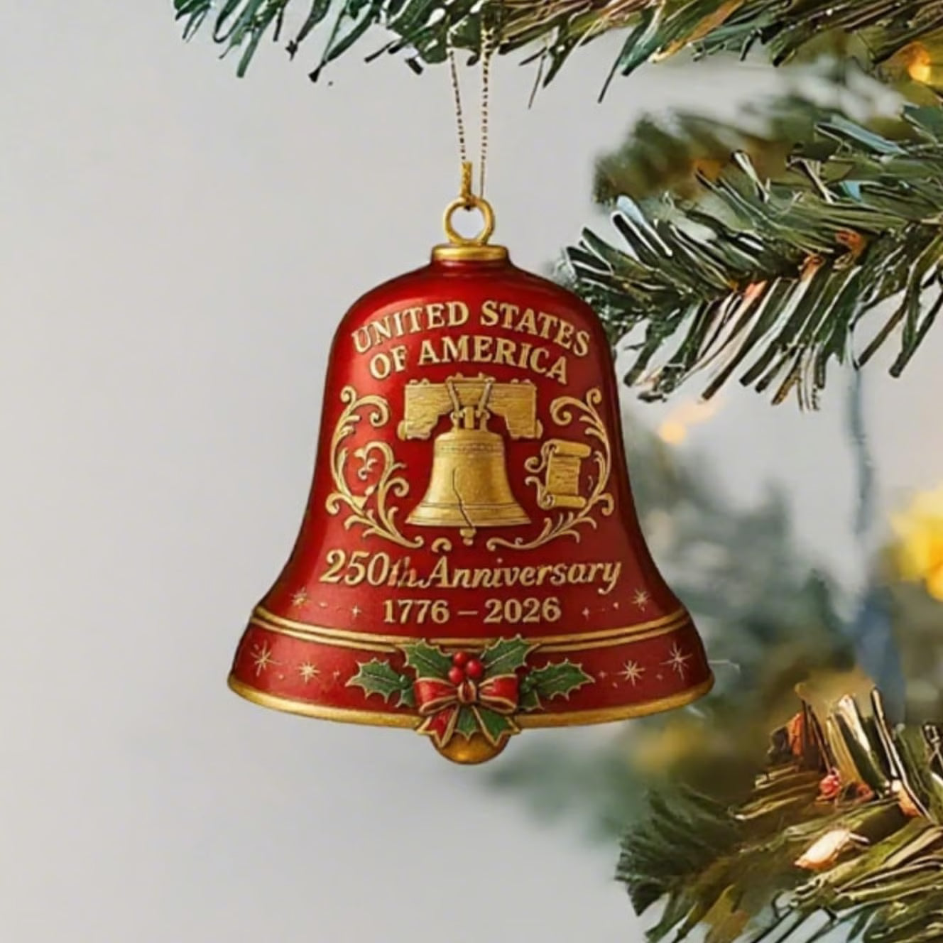 🔔Last Day: 49% OFF✨United States 250th Anniversary Bell Ornament