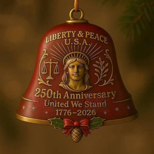 United States 250th Anniversary Bell Ornament