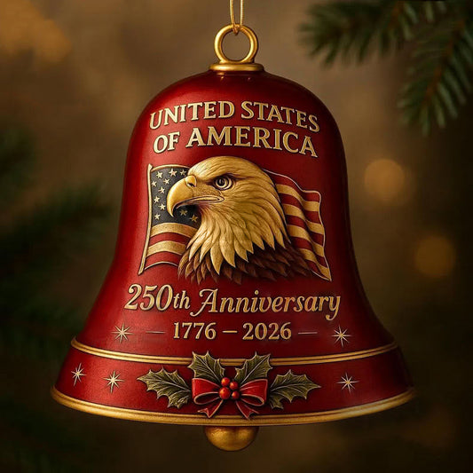 United States 250th Anniversary Bell Ornament