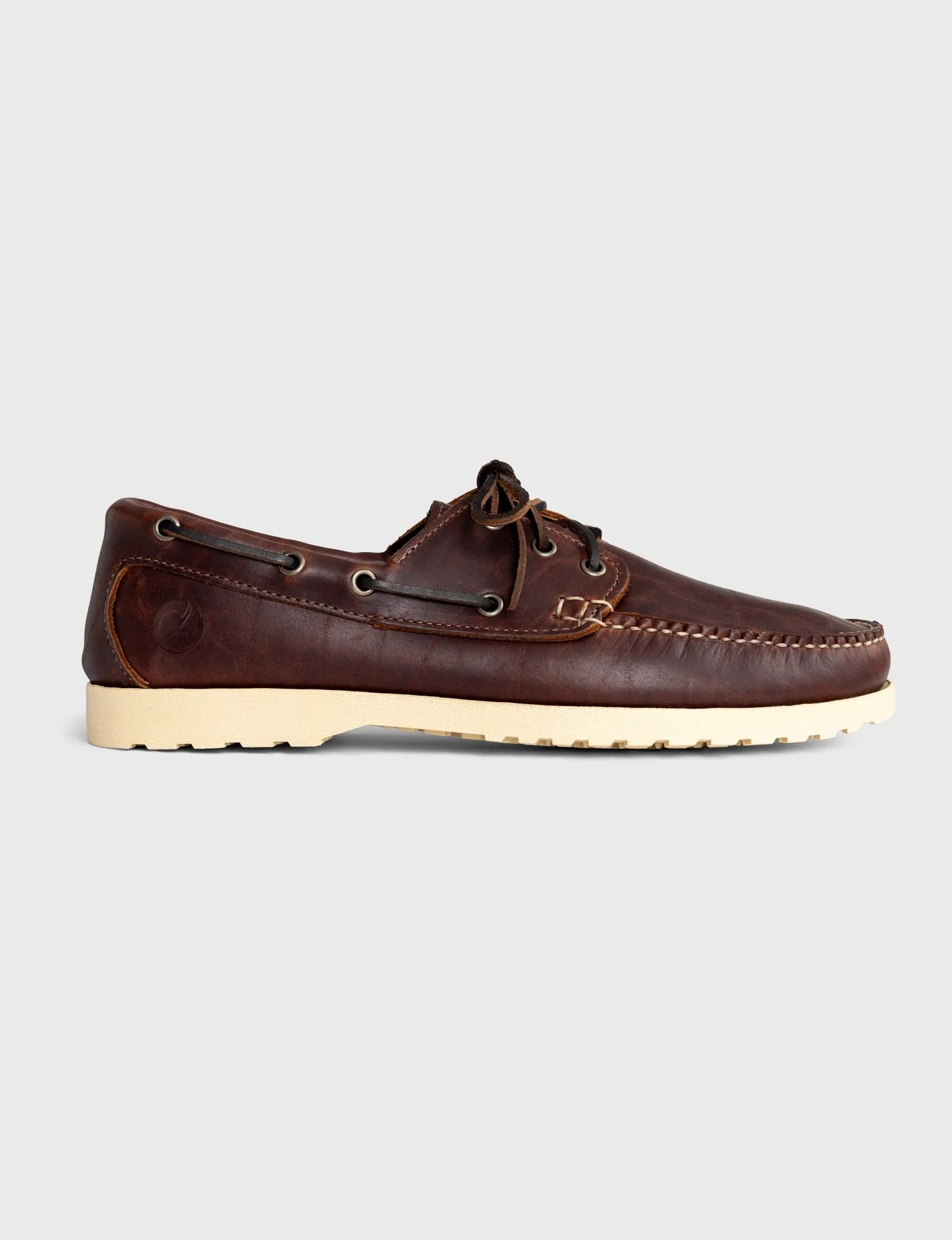 American handmade bison boat shoes
