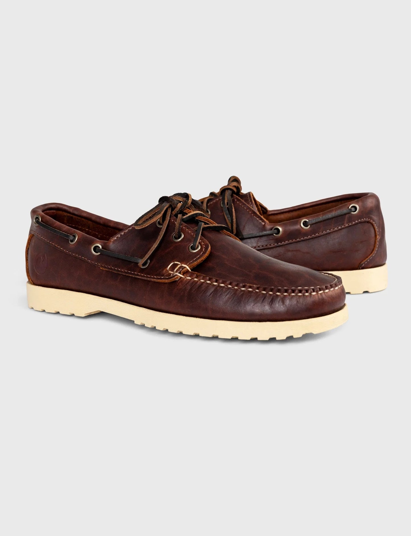 American handmade bison boat shoes