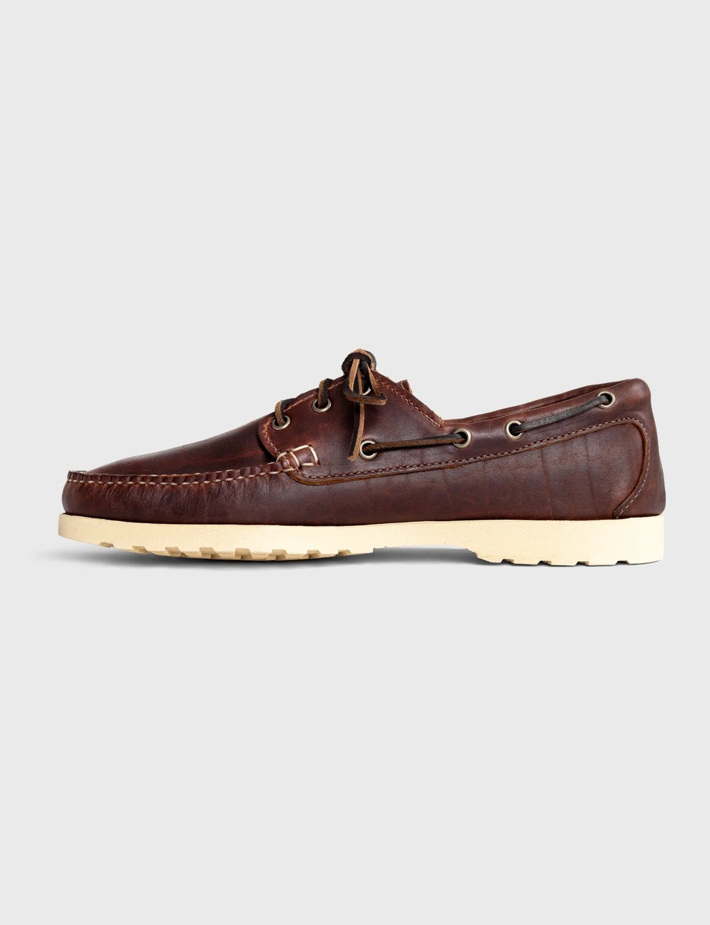 American handmade bison boat shoes