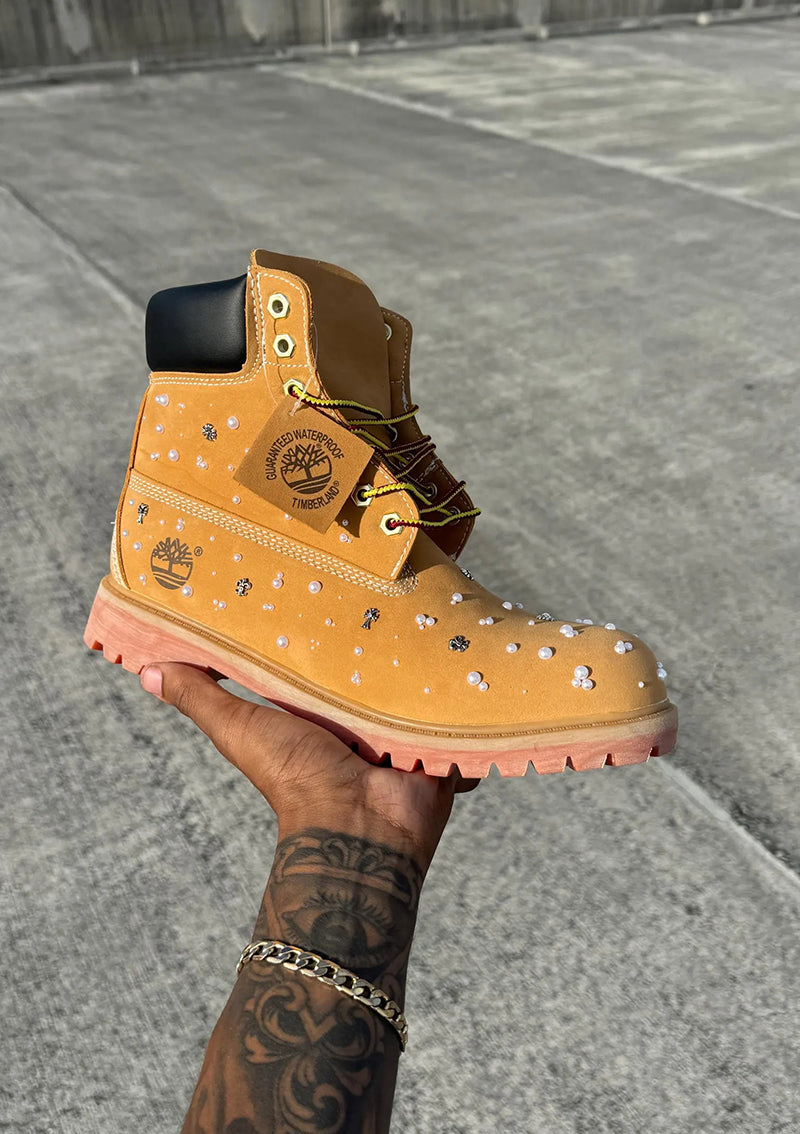 Handcrafted Crystal Luxury Streetwear Boots