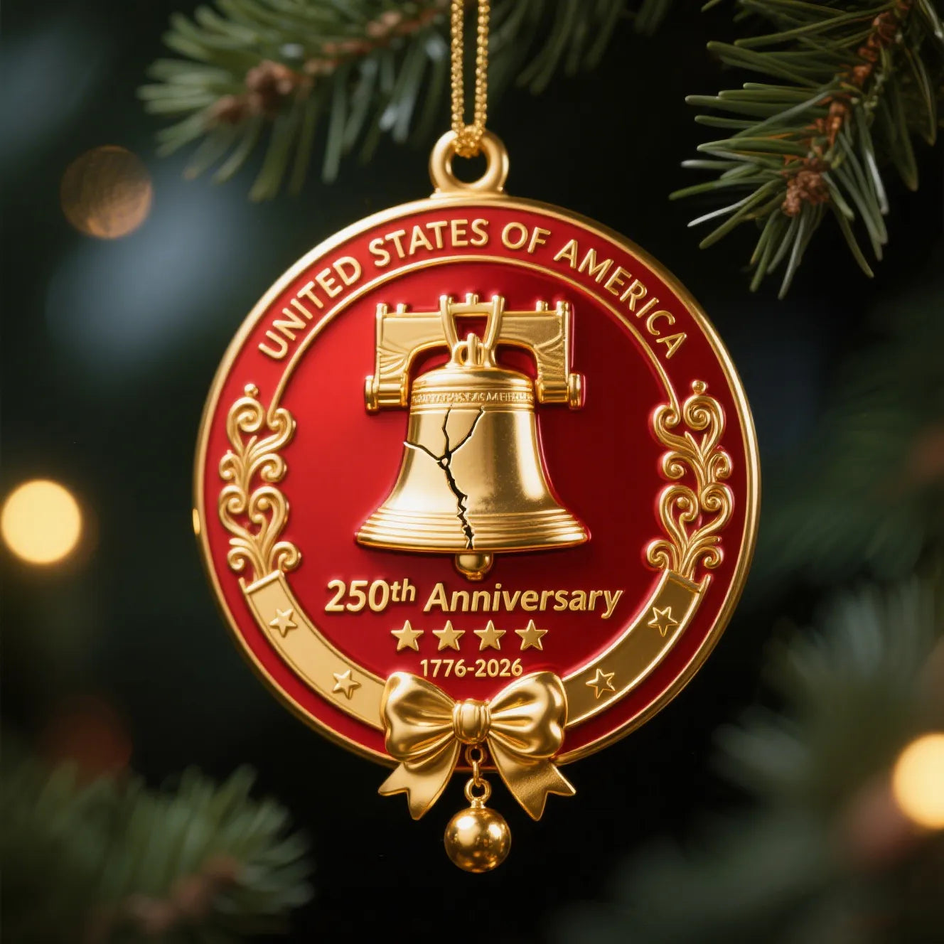🔔United States 250th Anniversary Bell Ornament