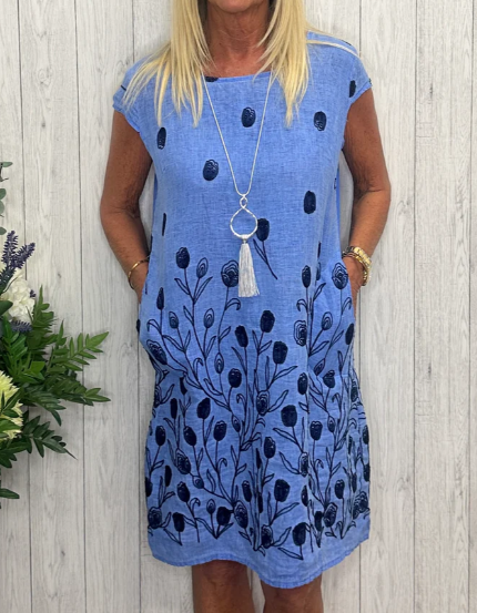 Pretty Flower Casual Dress