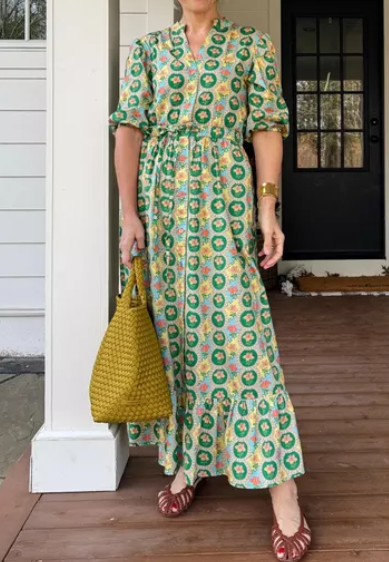 Flowy Floral Midi Dress