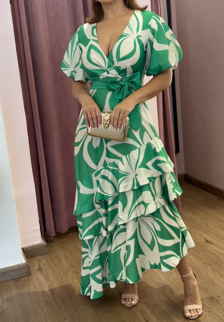 The Floral Vacation Maxi Dress