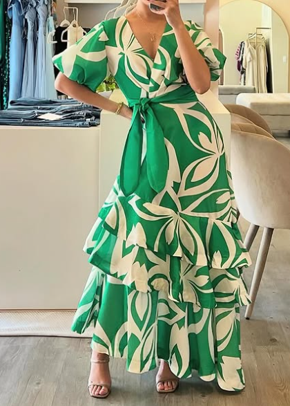The Floral Vacation Maxi Dress