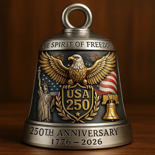 The Spirit of Freedom 250th Anniversary Motorcycle Bell