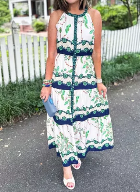 The Flowy Floral Sleeveless Dress